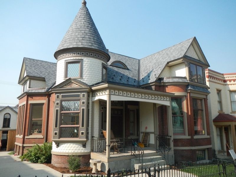 410 W. Granite Residence and Marker image. Click for full size.