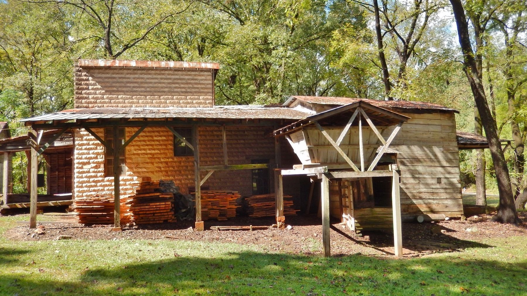 Cotton Gin (<i>east elevation</i>) image. Click for full size.