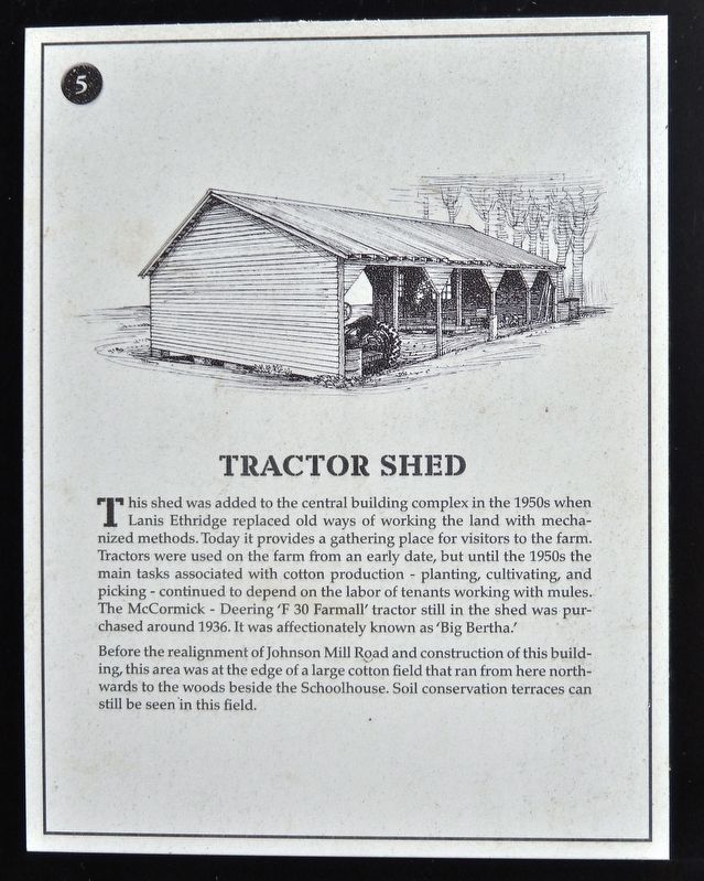Tractor Shed Marker image. Click for full size.