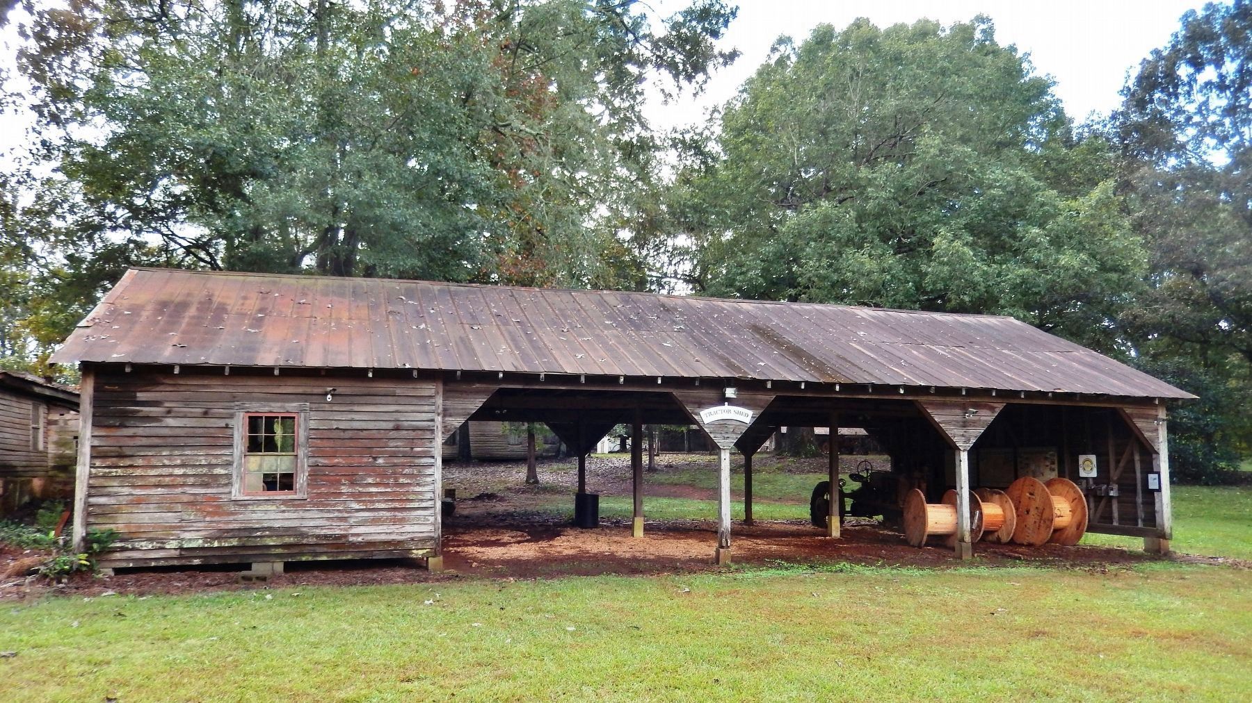 Tractor Shed (<i>north elevation</i>) image. Click for full size.