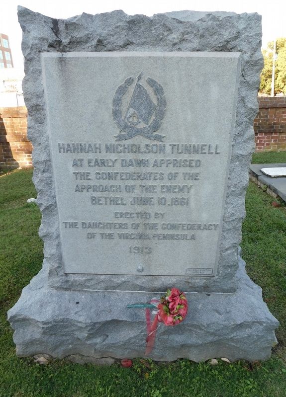 Hannah Nicholson Tunnel Marker image. Click for full size.