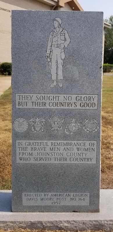 They Sought No Glory but Their Country's Good Marker image. Click for full size.
