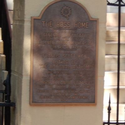 Ross House Marker image. Click for full size.