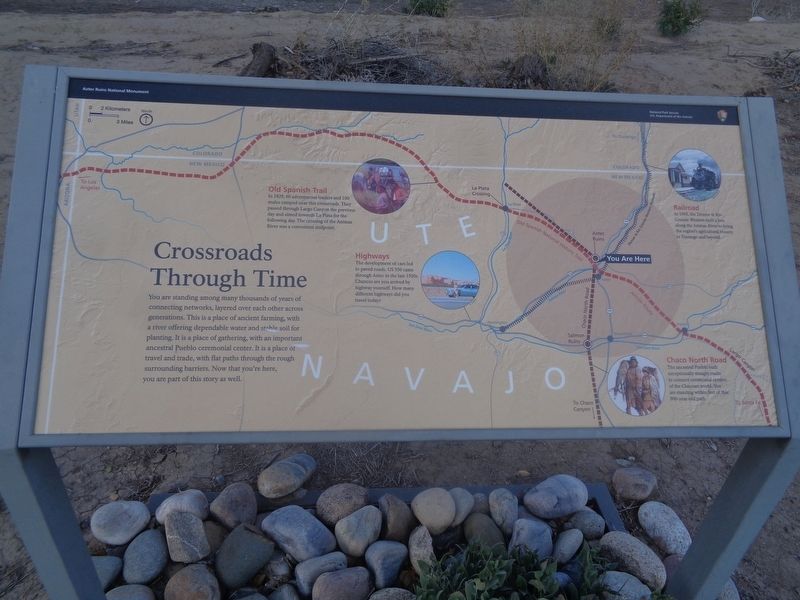 Crossroads Through Time Marker image. Click for full size.