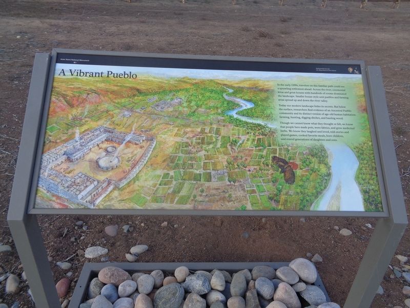A Vibrant Pueblo Marker image. Click for full size.