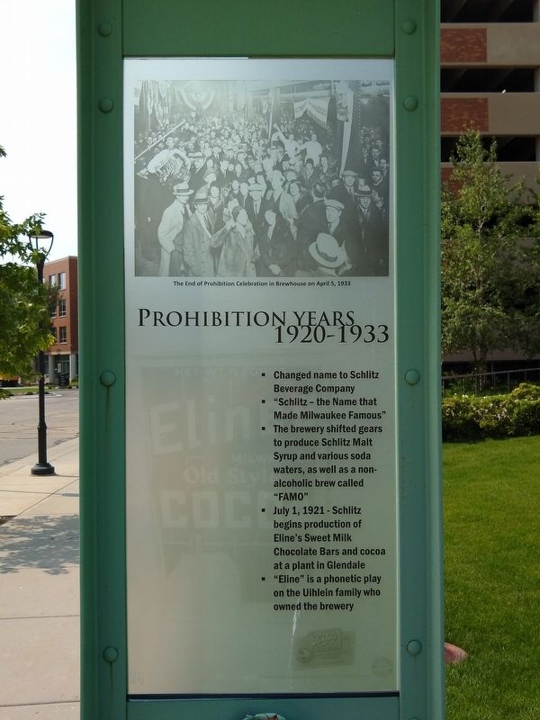 Prohibition Years Marker. Click for full size. Prohibition Years Marker image. Click for full size.