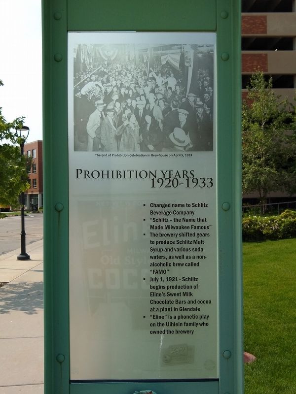 Prohibition Years Marker image. Click for full size.