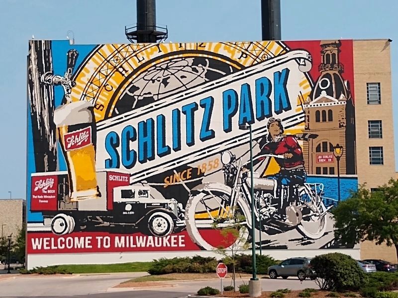 Schlitz Park mural image. Click for full size.