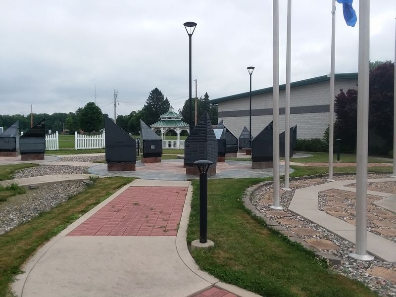 Williams County Peace Keeping & Cold War Service Memorial image. Click for full size.