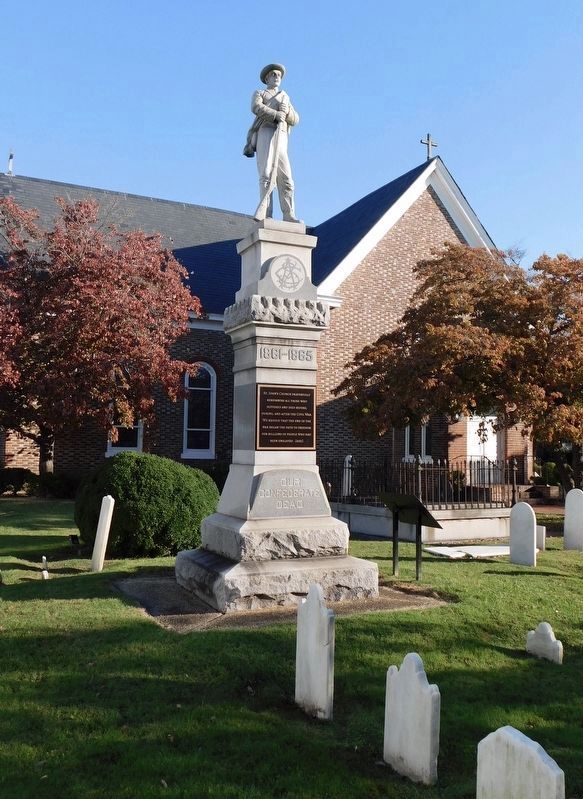 St. John�s Church Interpretive Plaque image. Click for full size.