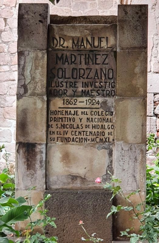 Dr. Manuel Martínez Solórzano Marker. Click for full size. Dr. Manuel Martínez Solórzano Marker image. Click for full size.