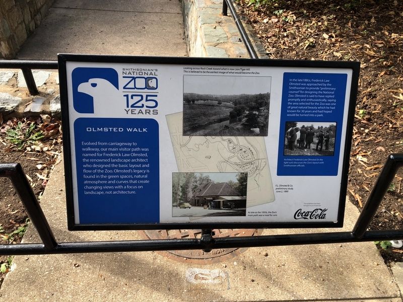Olmsted Walk Marker image. Click for full size.