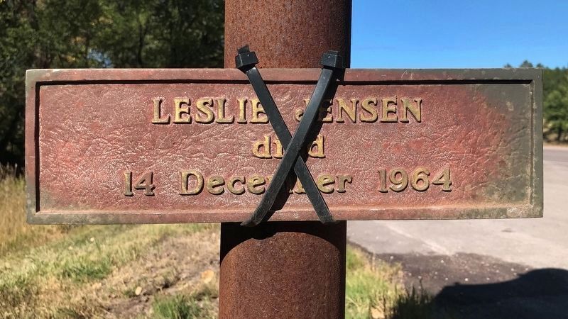 Leslie Jensen Scenic Drive Marker Addition image. Click for full size.