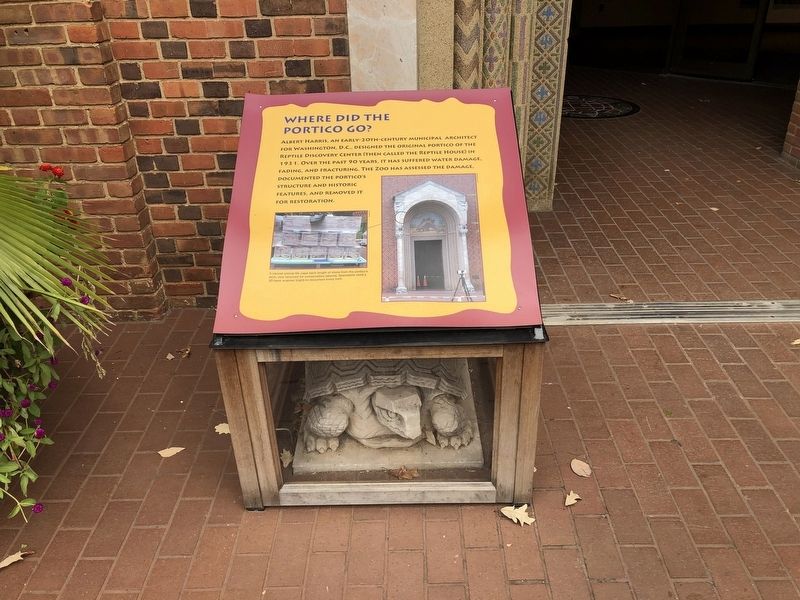 Where Did The Portico Go? Marker. Click for full size. Where Did The Portico Go? Marker image. Click for full size.