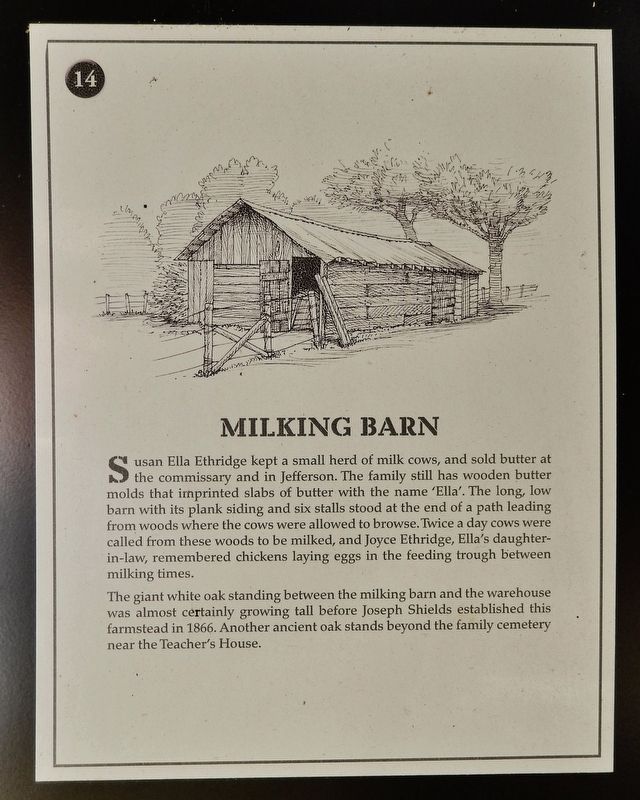 Milking Barn Marker image. Click for full size.