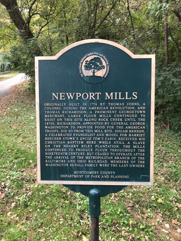 Newport Mills Marker image. Click for full size.