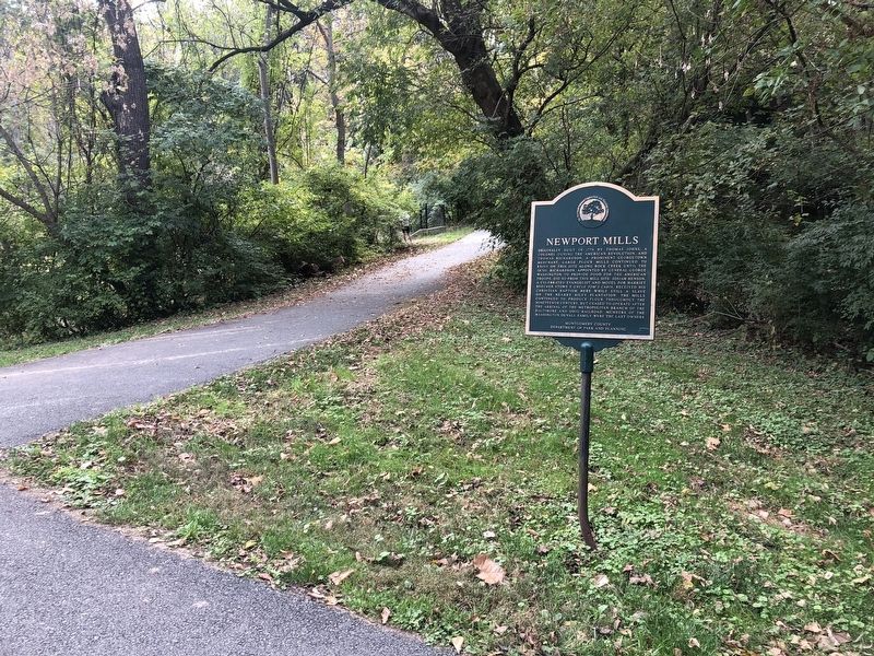 Newport Mills Marker. Click for full size. Newport Mills Marker image. Click for full size.