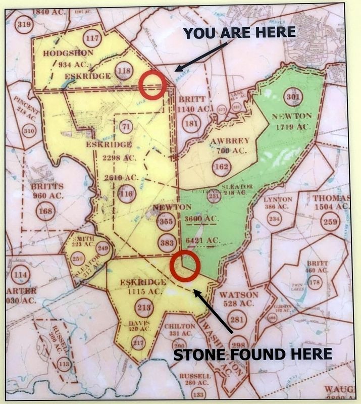 Close-up of map on marker image. Click for full size.