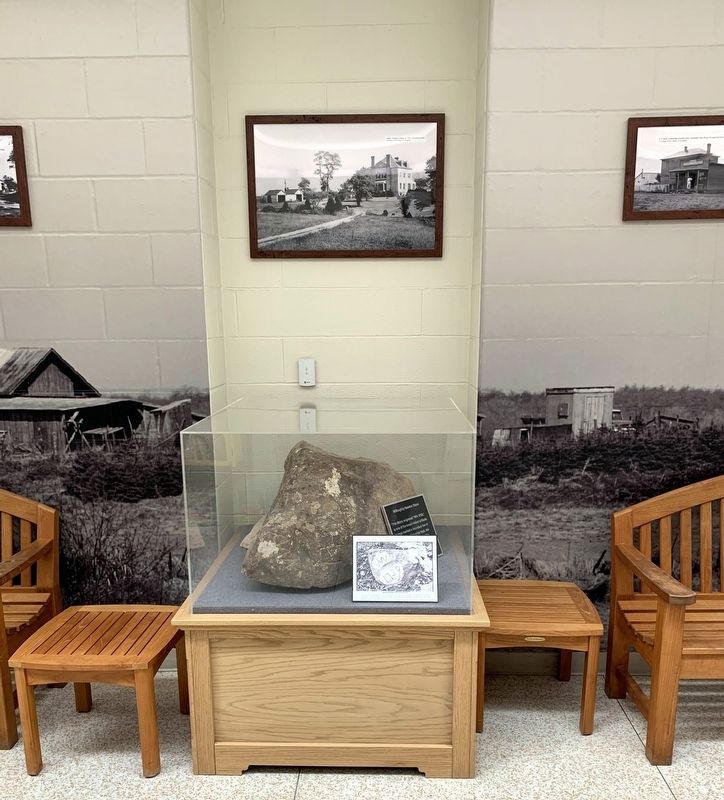 <center>Newton Boundary Stone Display inside Sully Government Center</center> image. Click for full size.