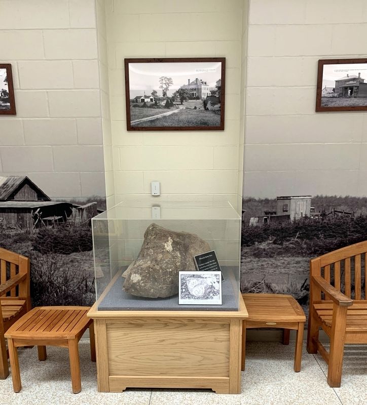 <center>Newton Boundary Stone Display inside Sully Government Center</center> image. Click for full size.