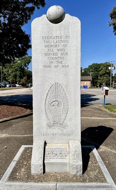 Lest We Forget Marker image. Click for full size.