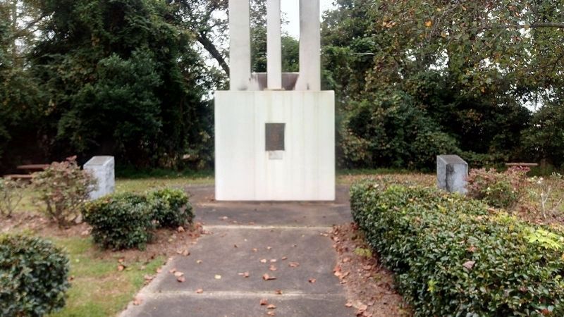 This marker is to right of tower. image. Click for full size.