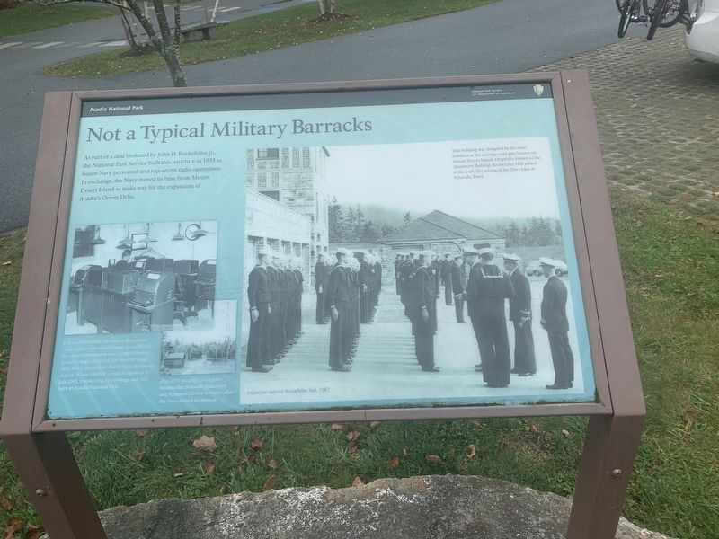 Not a Typical Military Barracks Marker image. Click for full size.