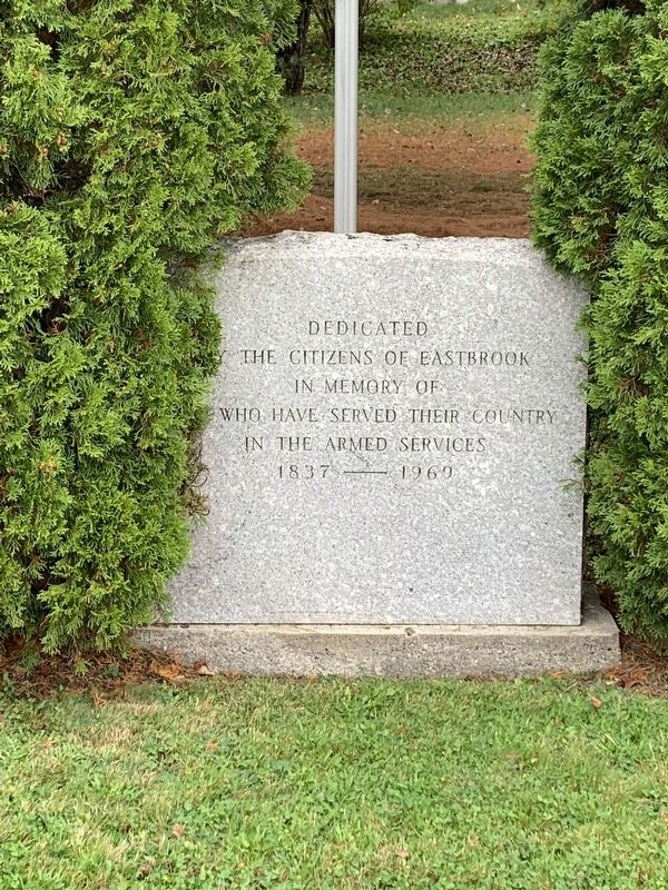 Eastbrook War Memorial. Click for full size. Eastbrook War Memorial image. Click for full size.