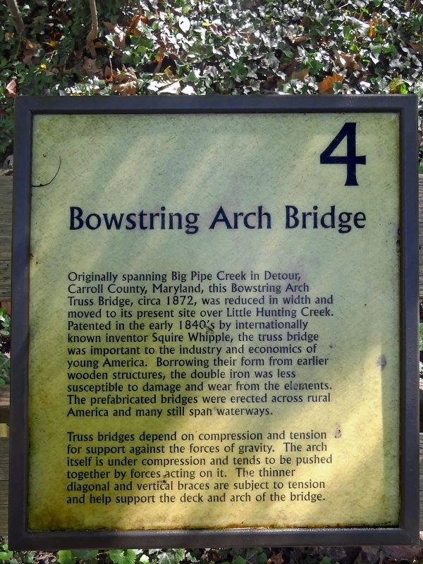Bowstring Arch Bridge Marker image. Click for full size.