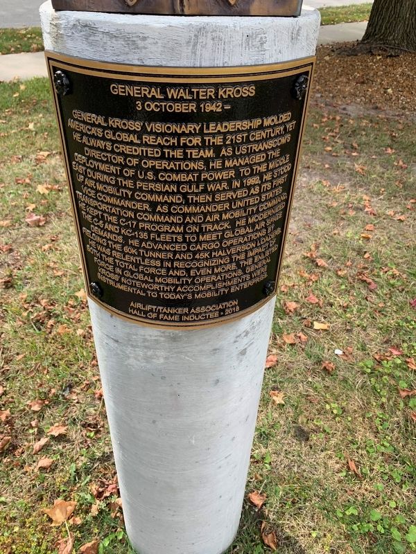 General Walter Kross Marker image. Click for full size.