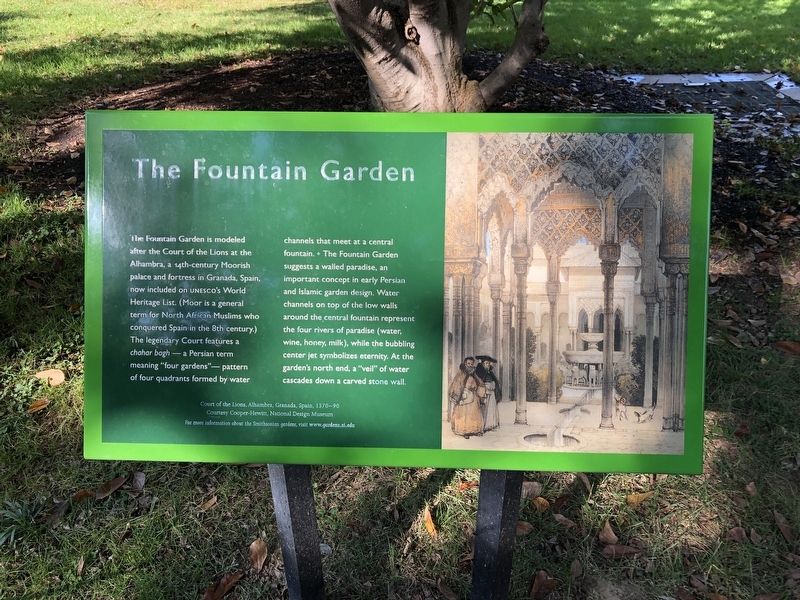 The Fountain Garden Marker image. Click for full size.