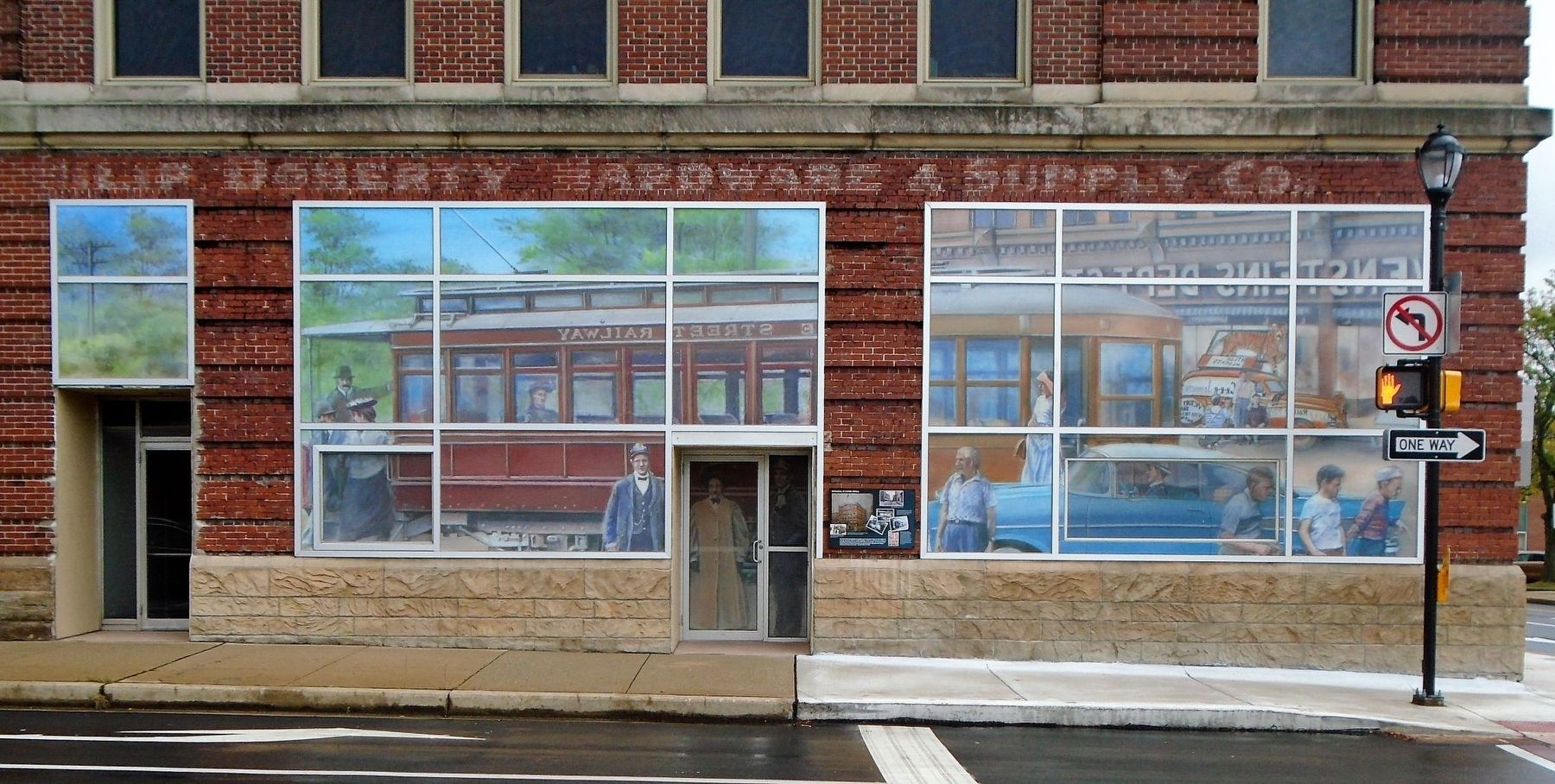 Reflections of Latrobe History Marker and Mural image. Click for full size.