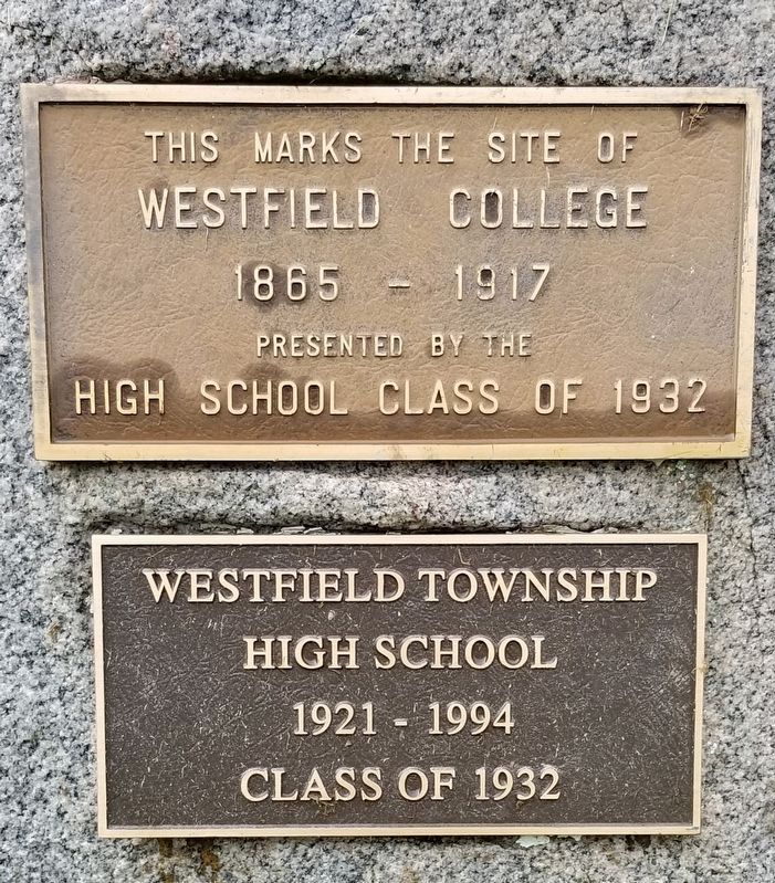 Westfield College Marker image. Click for full size.