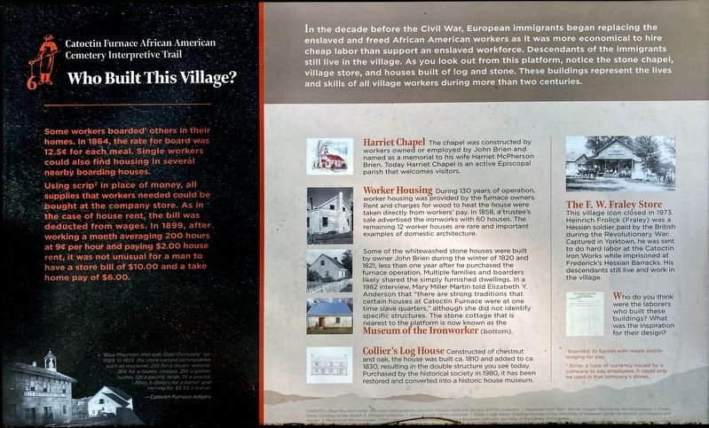 Who Built this Village? Marker. Click for full size. Who Built this Village? Marker image. Click for full size.
