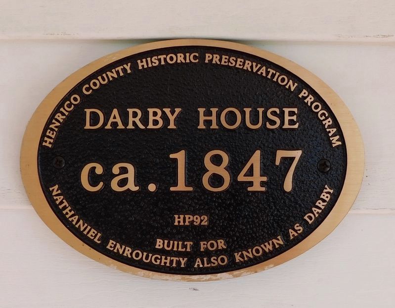 Darby House Marker image. Click for full size.