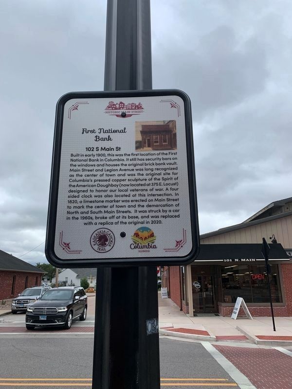 First National Bank Marker. Click for full size. First National Bank Marker image. Click for full size.