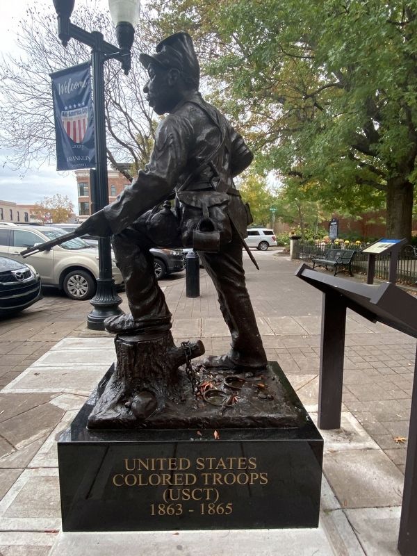 United States Colored Troops (USCT) 1863-1865 Marker. Click for full size. United States Colored Troops (USCT) 1863-1865 Marker image. Click for full size.