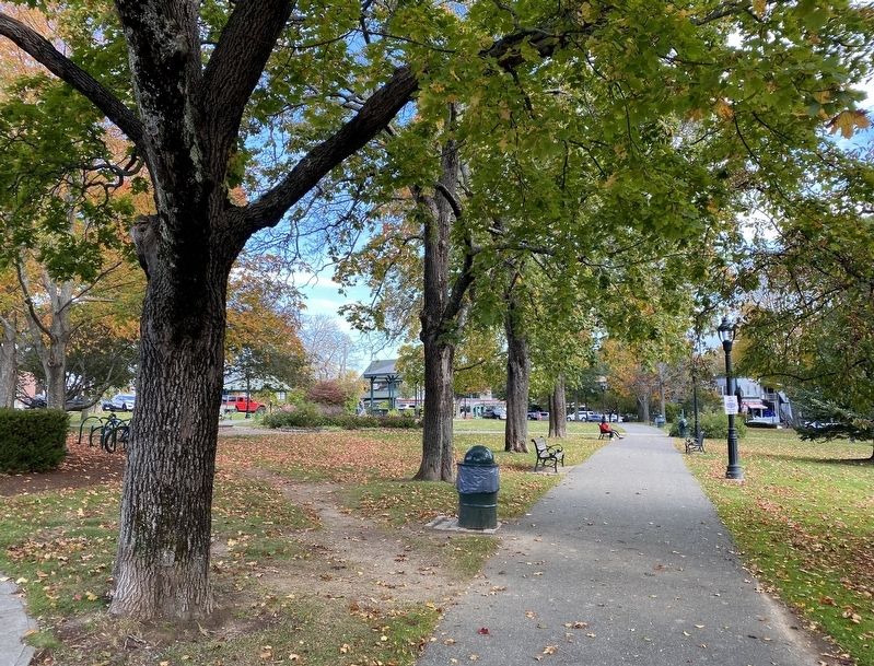 The Village Green Seen From The Marker. Click for full size. The Village Green Seen From The Marker image. Click for full size.