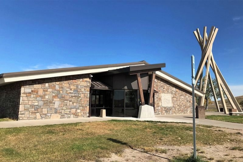 Wasta Easbound Rest Area and Concrete Tipi. Click for full size. Wasta Easbound Rest Area and Concrete Tipi image. Click for full size.