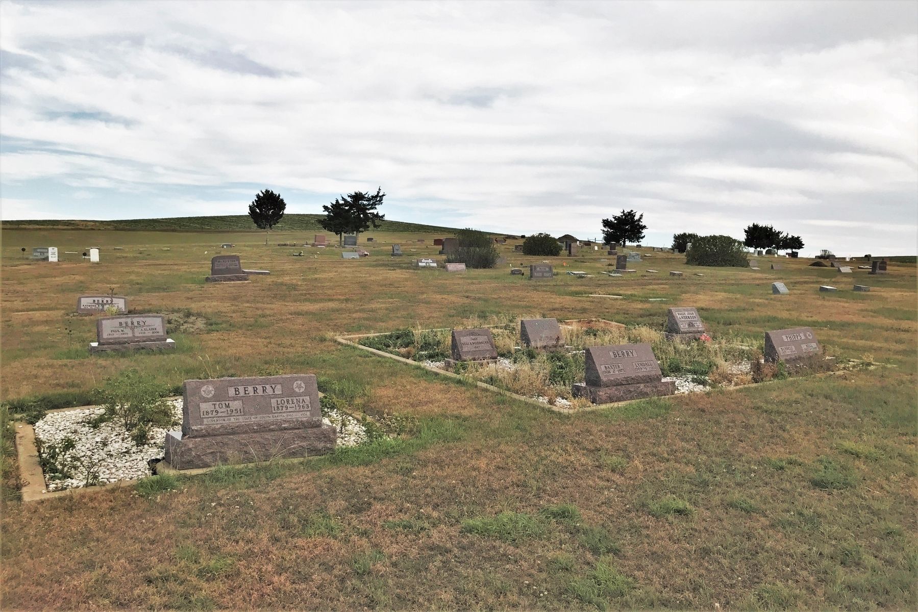 Berry family plot at Belvidere Cemetery image. Click for full size.