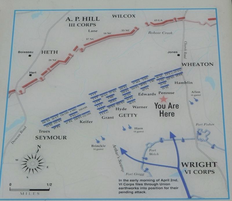 Closeup of Map on the Marker. Click for full size. Closeup of Map on the Marker image. Click for full size.