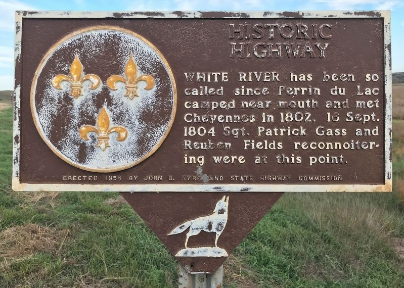 Historic Highway Marker image. Click for full size.