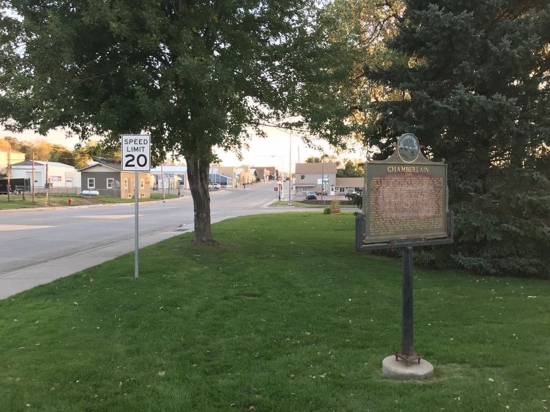 Chamberlain Marker, from the north image. Click for full size.