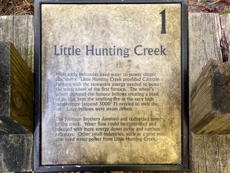 Little Hunting Creek Marker image. Click for full size.