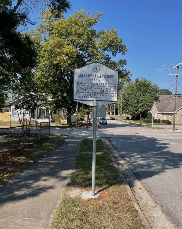 Akers (Central) School Marker. Click for full size. Akers (Central) School Marker image. Click for full size.