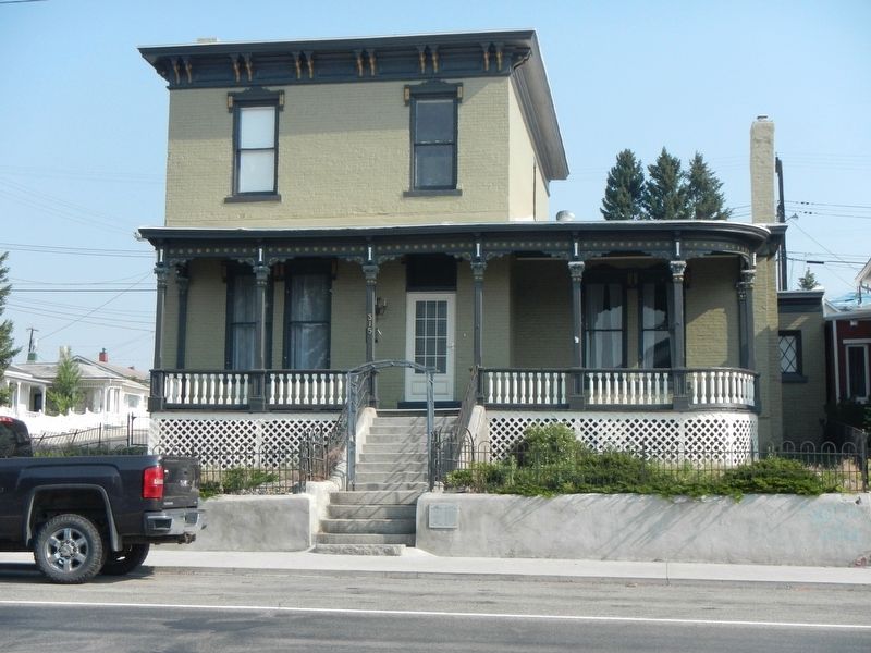 Eugene Carroll House and Marker. Click for full size. Eugene Carroll House and Marker image. Click for full size.