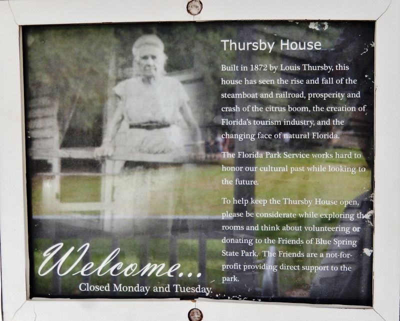 Thursby House Marker image. Click for full size.