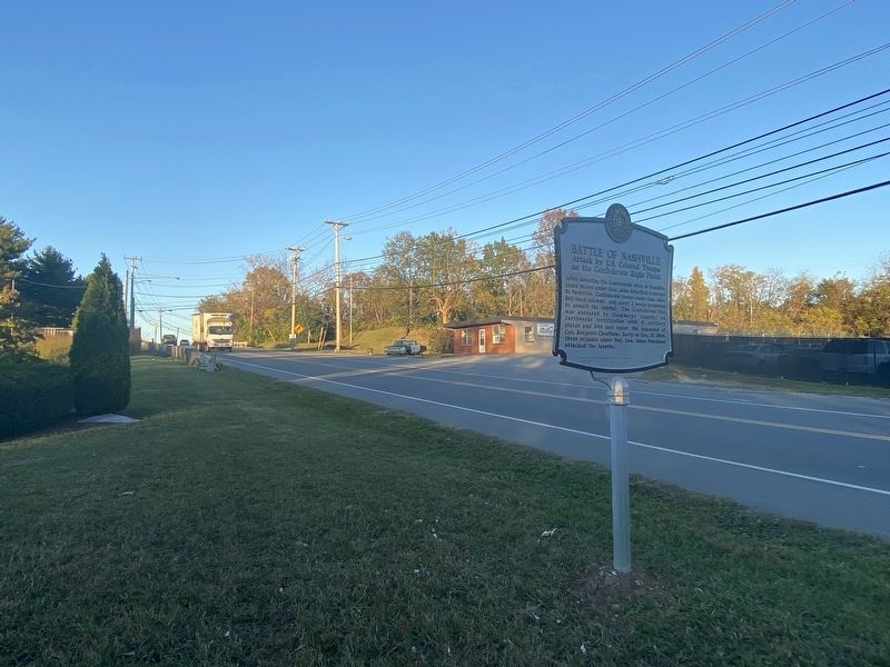 Battle of Nashville Marker. Click for full size. Battle of Nashville Marker image. Click for full size.