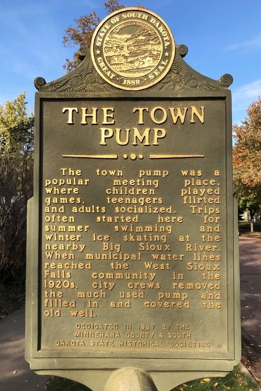 The Town Pump Marker image. Click for full size.