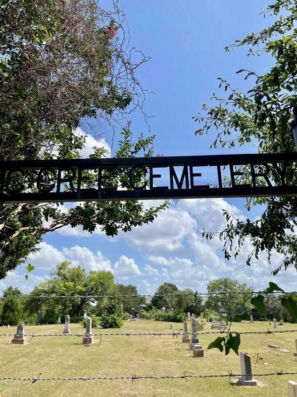 McCree Cemetery. Click for full size. McCree Cemetery image. Click for full size.